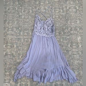 Free people adella slip dress- small
